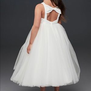 Bow Back Flower Girl Dress